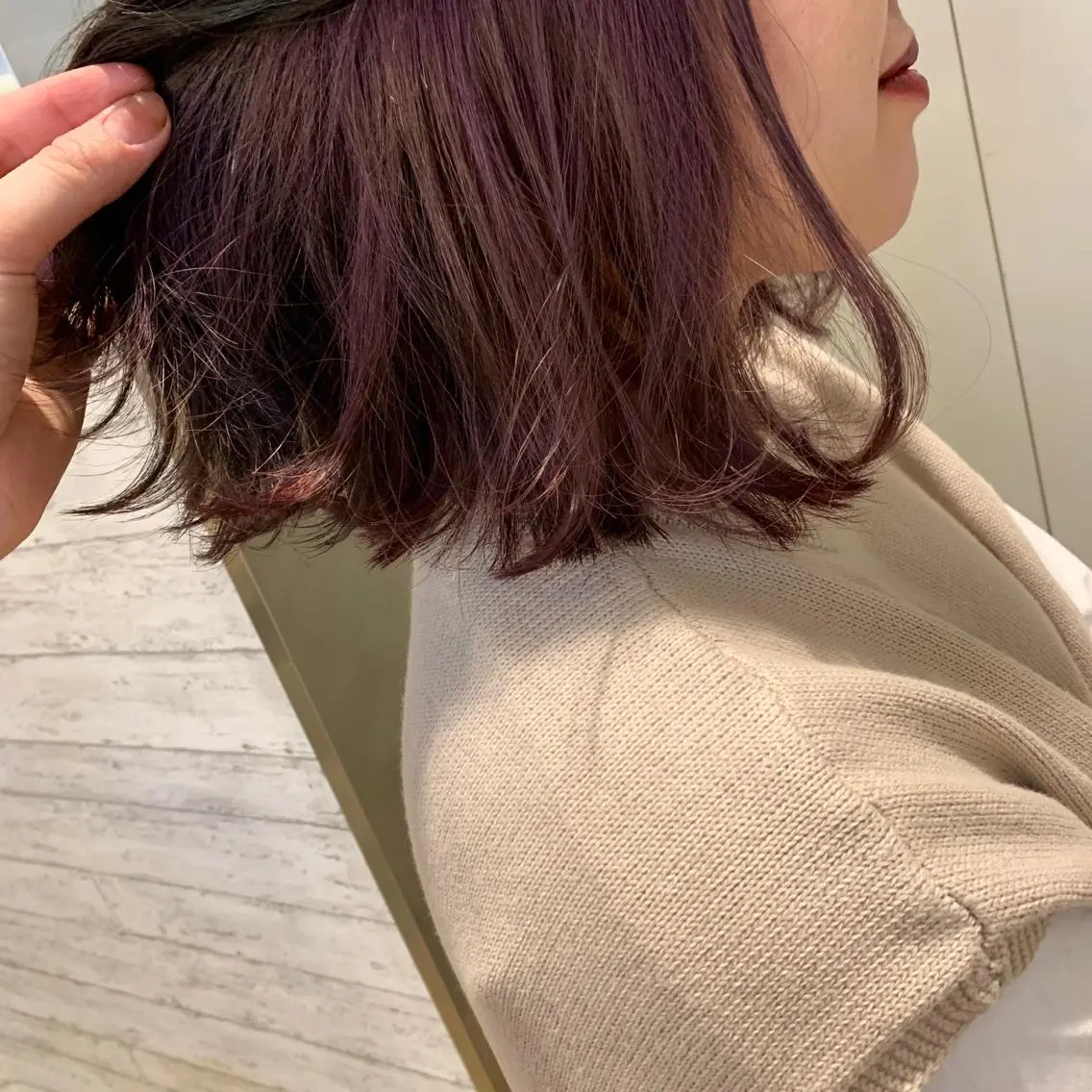 カラー 天野 利咲のヘアスタイル