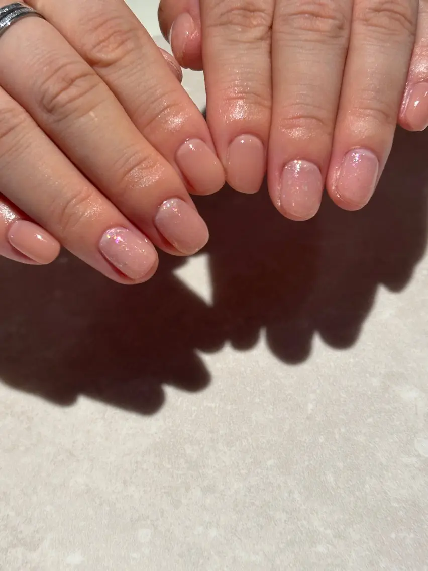 ネイル ニュアンスネイル ハンドネイル モデル募集🍑渋谷 Nanamiのネイルデザイン