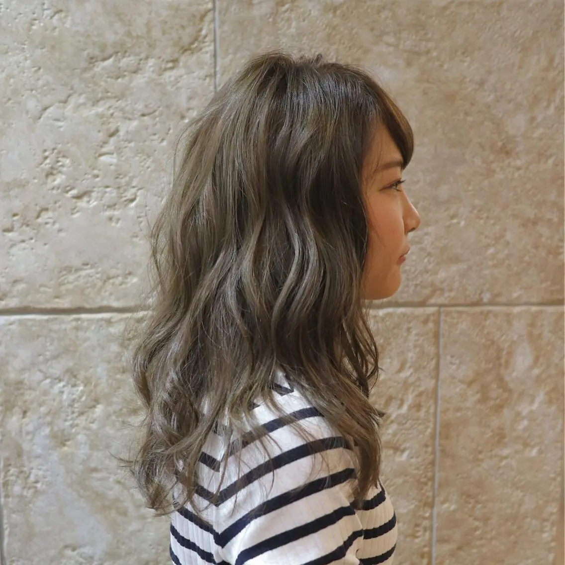 ロング カラー パーマ 斉藤 貴也のヘアスタイル