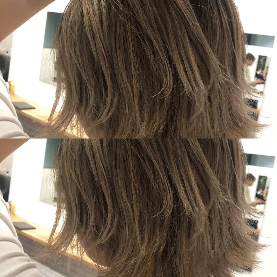 ショート カラー ベージュカラー ミルクティーベージュ カット ヘアカラー トリートメント JILBLAN京都 ショート/ハイライトのヘアスタイル