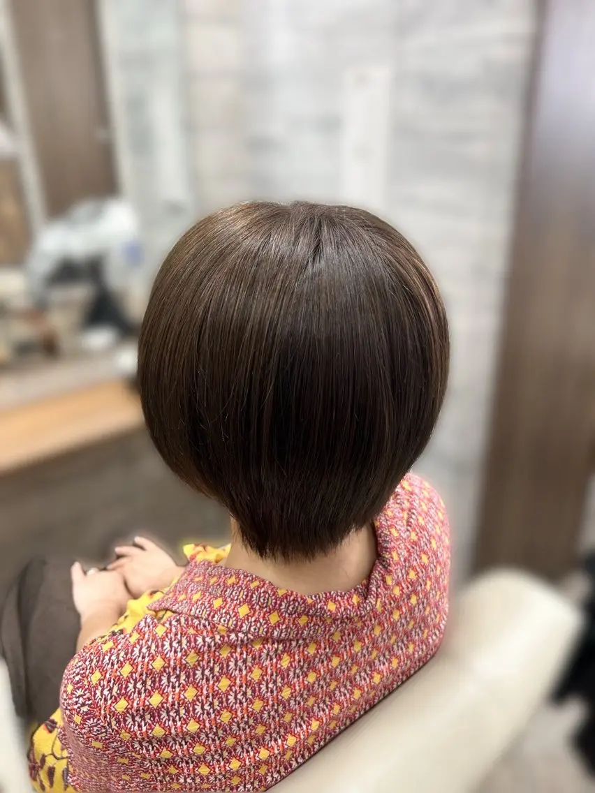 ショート カット ヘアカラー 小顔カット/ツヤ髪/ 山本✨のヘアスタイル