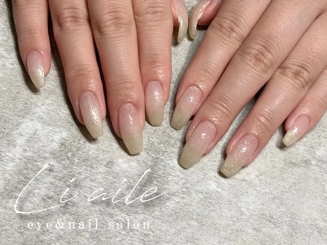 ネイル ラメ(グリッター) ワンカラーネイル Li aile yuuka🩰🎀のネイルデザイン