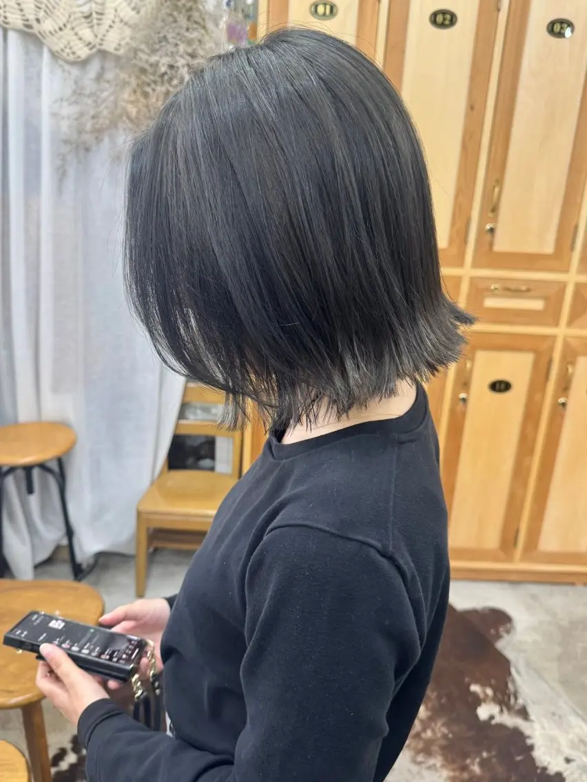ミディアム カラー ヘアカラー YUIMARL 🌎🤍AKANEのヘアスタイル