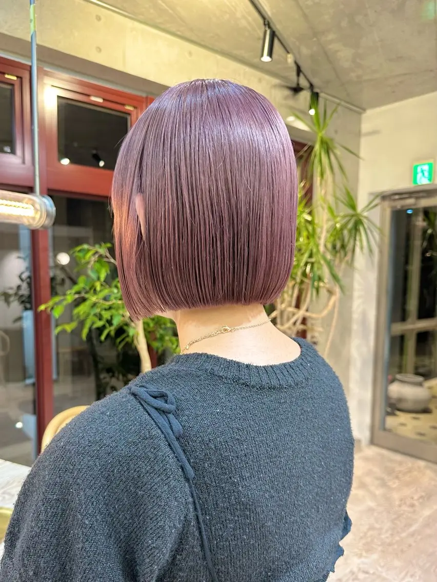 ショート カラー ヘアアレンジ カット ヘアカラー トリートメント kai .のヘアスタイル