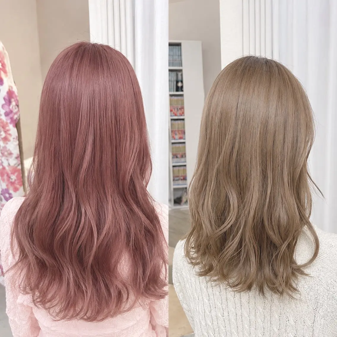 セミロング カラー ヘアカラー 安井まゆ _Box mico.のヘアスタイル