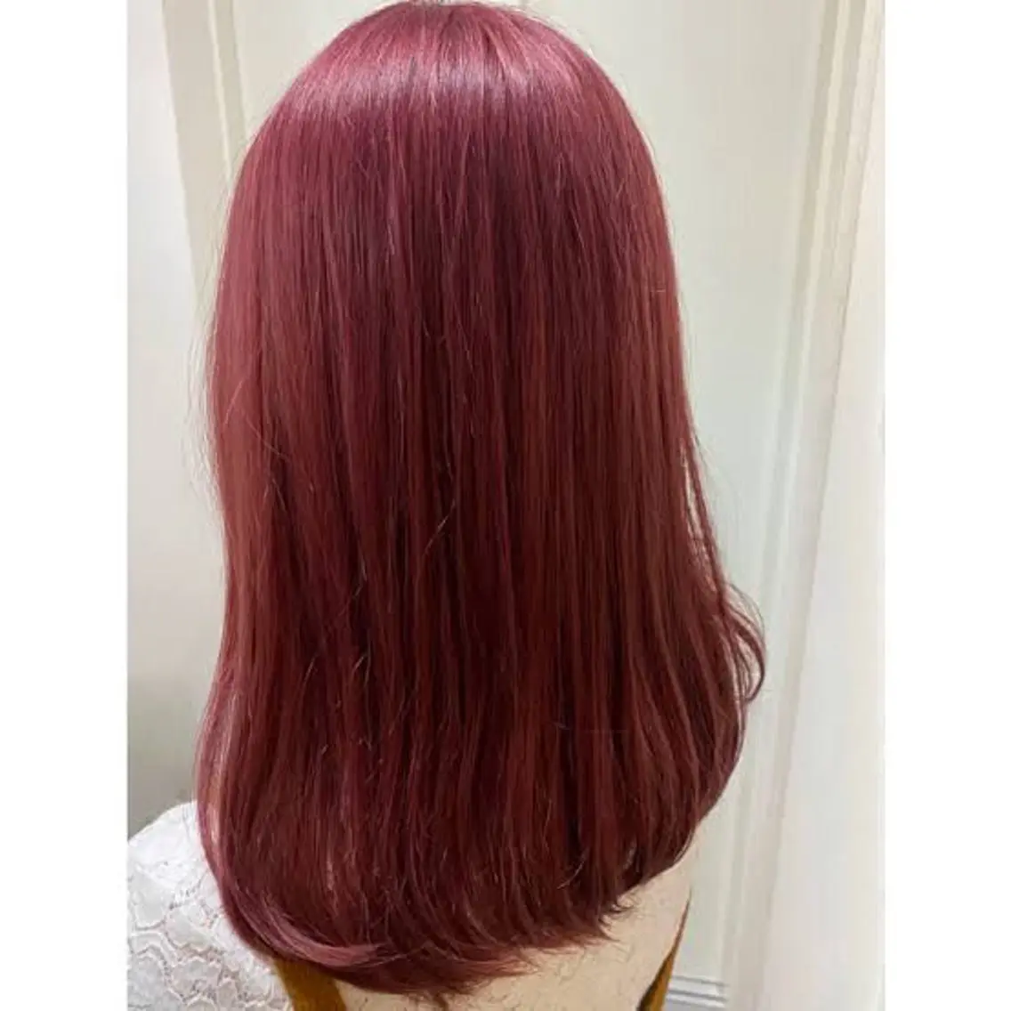 ミディアム ヘアカラー 村中 逸紀のヘアスタイル
