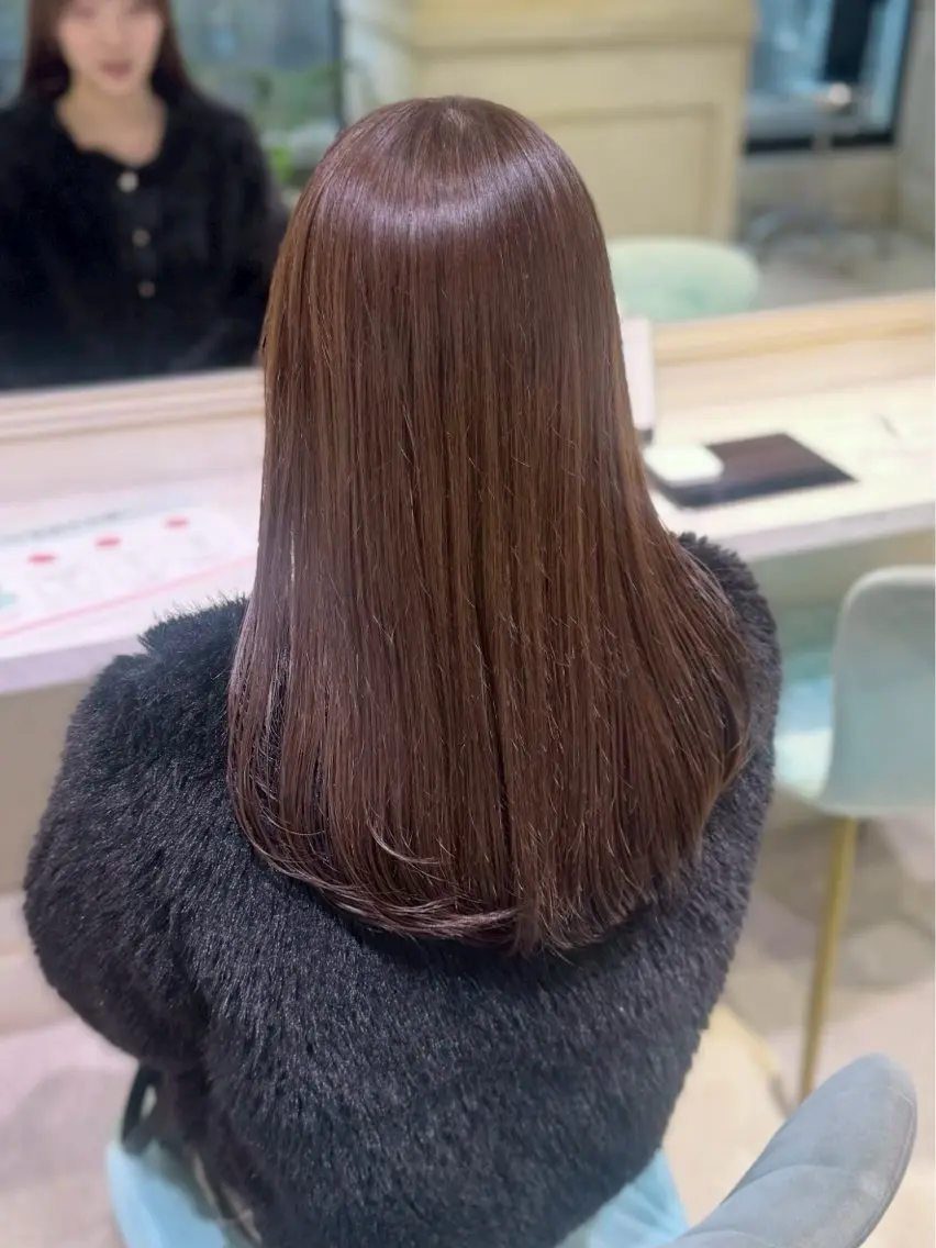 カラー ヘアカラー トリートメント 💙透明感艶カラー/ ゆうな💙のヘアスタイル
