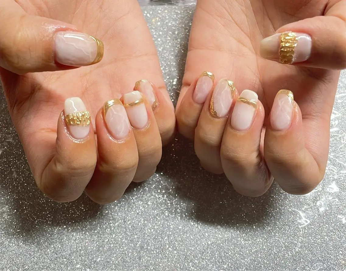 ネイル ハンドネイル VIERU 🌈🎀💖のネイルデザイン