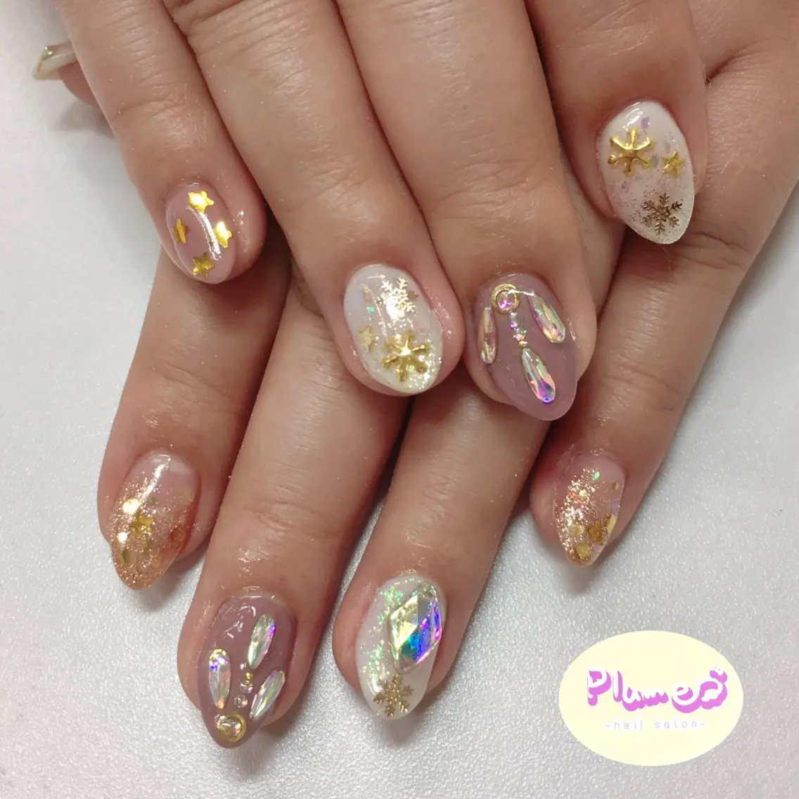 ネイル ハンドネイル plume nail ☆韓国ネイルのネイルデザイン