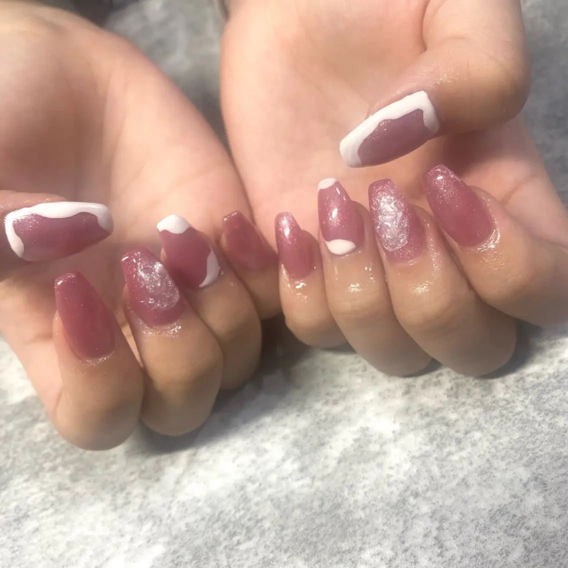 ネイル ニュアンスネイル ぷっくりネイル ハンドネイル ★Rinail... .のネイルデザイン