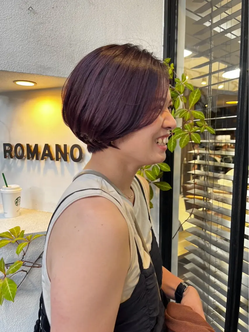 ショート 西野 優夏のヘアスタイル