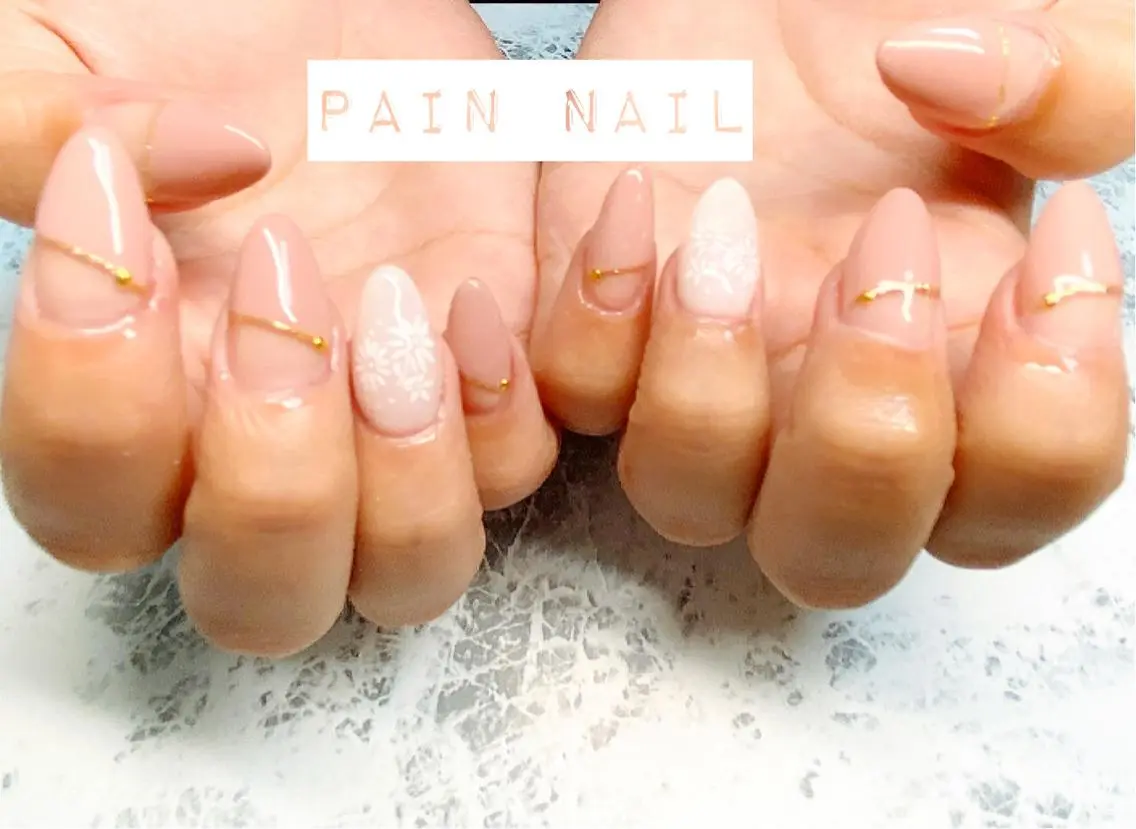 ネイル フラワーネイル 持ち込み スカルプネイル ハンドネイル P. nailのネイルデザイン