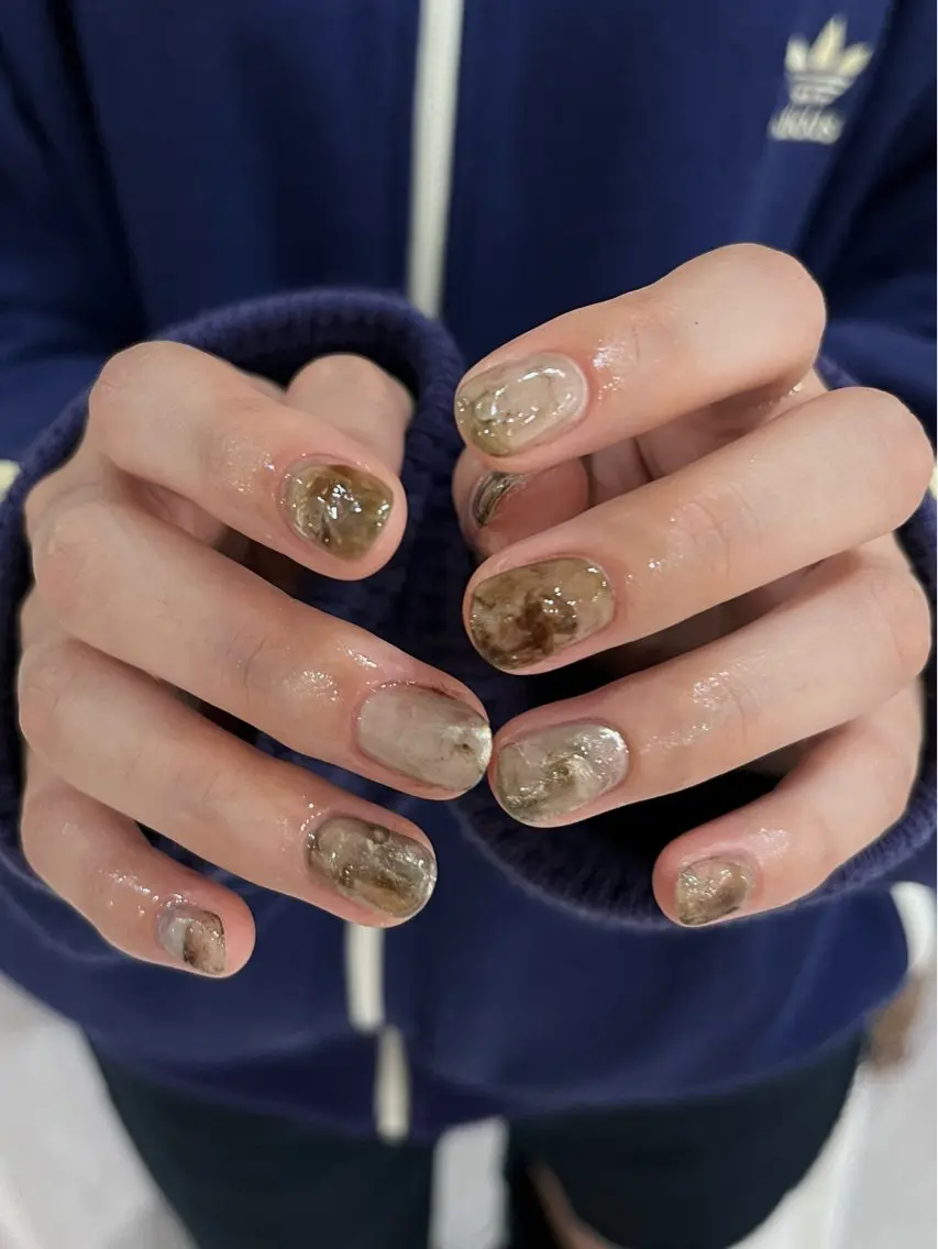 💅🏻ハンドネイル/オフ無し・10本デザインコースの写真