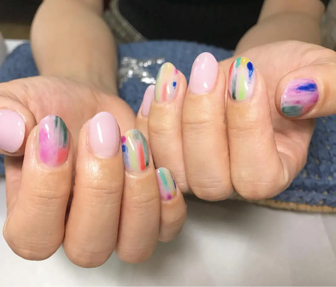 ネイル フットネイル ニュアンスネイル シンプルネイル 春ネイル 夏ネイル nail fufla ♡yamane♡のネイルデザイン
