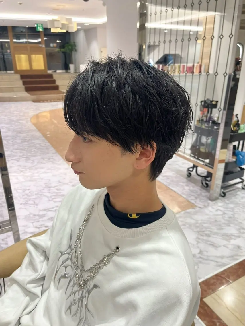 【メンズ限定🚹⭐️】カット＋頭皮改善ヘッドスパ+トリートメント+ヘアセット✨の写真