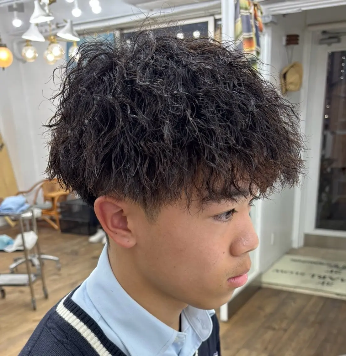 パーマ メンズ カット パーマ メンズ特化サロン Ryomaのヘアスタイル