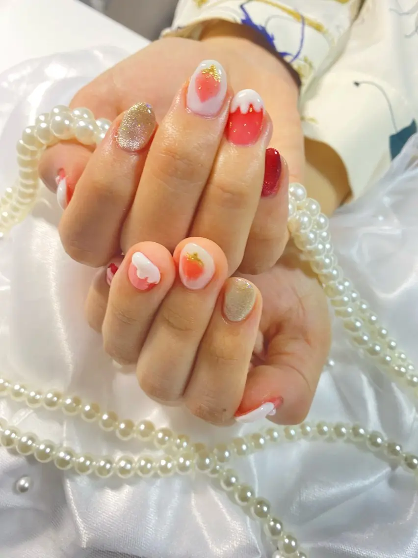 カラー ハンドネイル Sweet わたなべのネイルデザイン