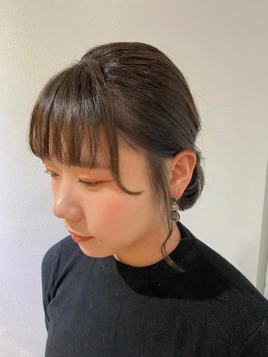 ［朝の時短⏰］前髪カット＋前髪縮毛矯正の写真