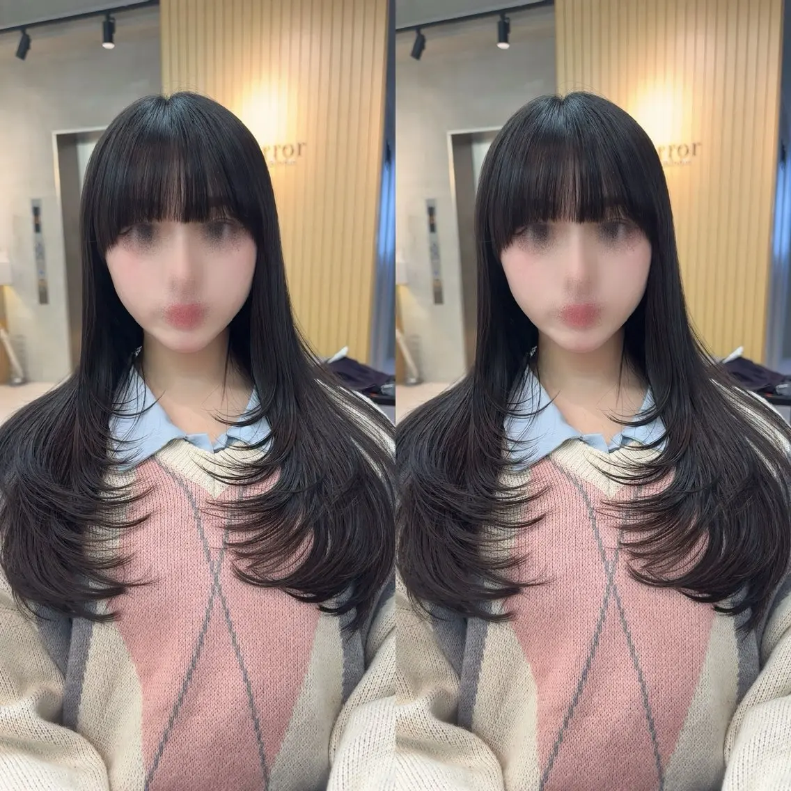 ロング カット 縮毛矯正 トリートメント ✨髪質改善特化✨副 店長椎葉信乃介のヘアスタイル