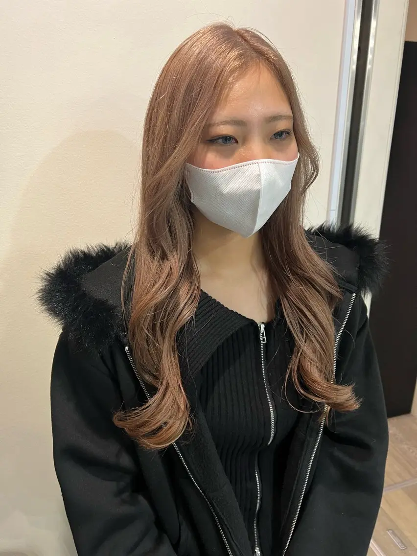 ロング ヘアカラー トリートメント yuuna. 🪽のヘアスタイル