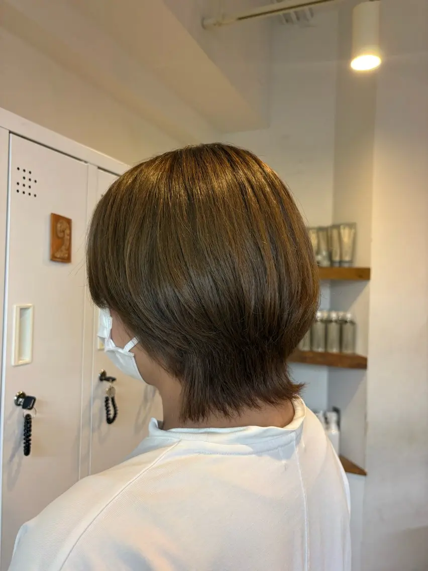 ショート ショートヘア ウルフカット 🍳しながわ はるか🍳のヘアスタイル