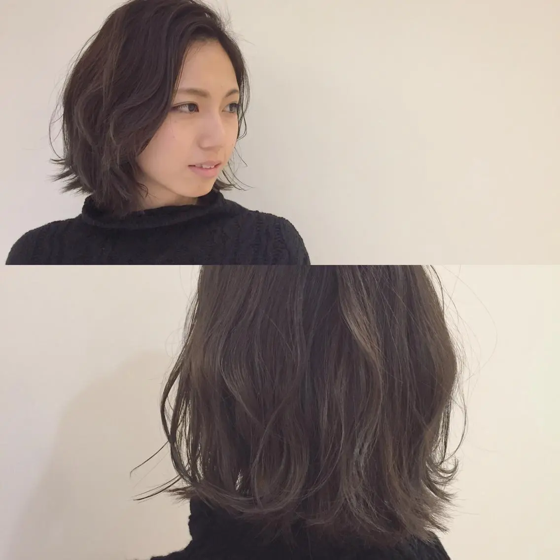ショート ミディアム カラー パーマ 透明感カラー ハイライトカラー ボブ ハイライト ハイトーン×髪質改善 KENTAのヘアスタイル