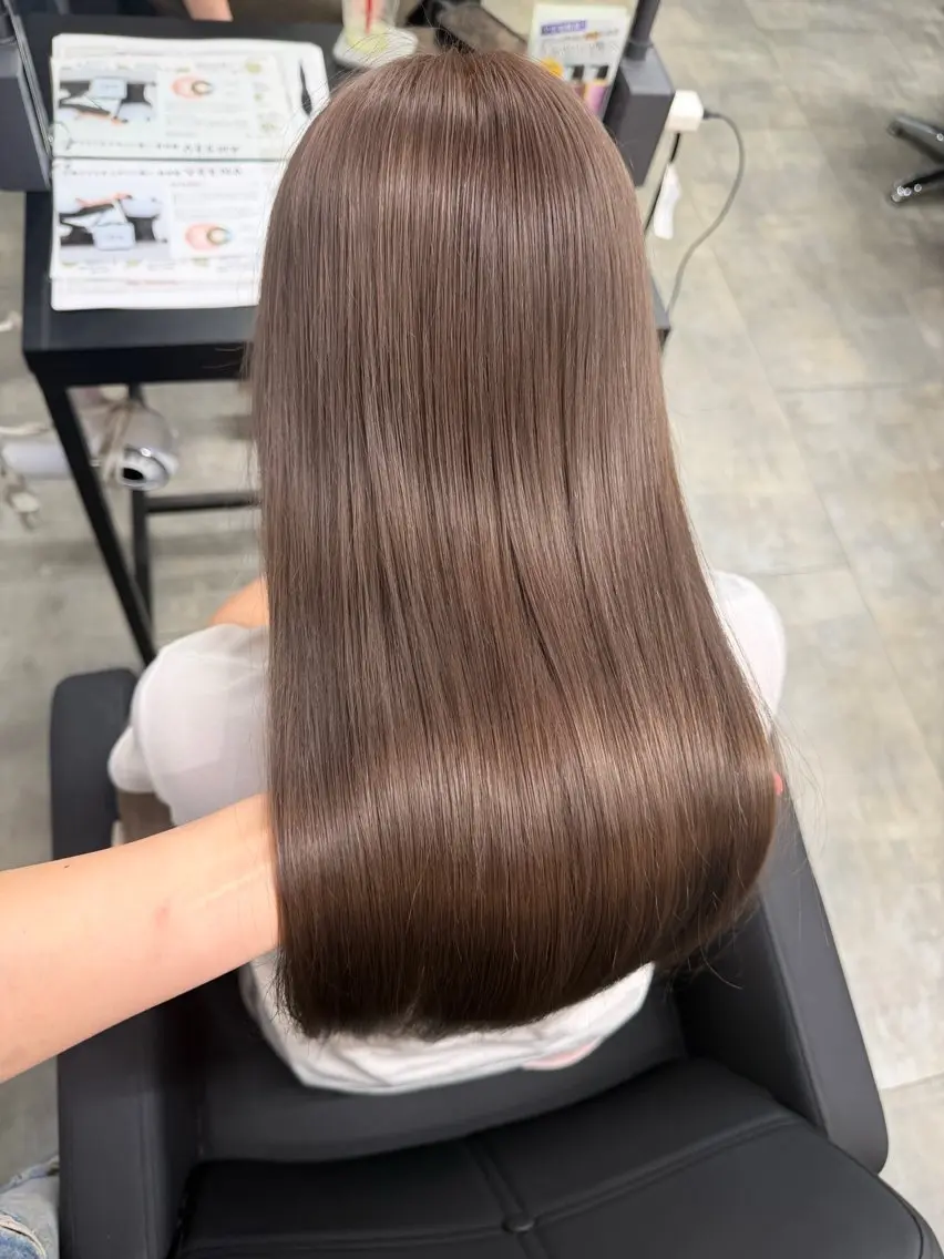 カラー ブラウンカラー ♡natsumi♡ 透明感カラー🧸🫧のヘアスタイル