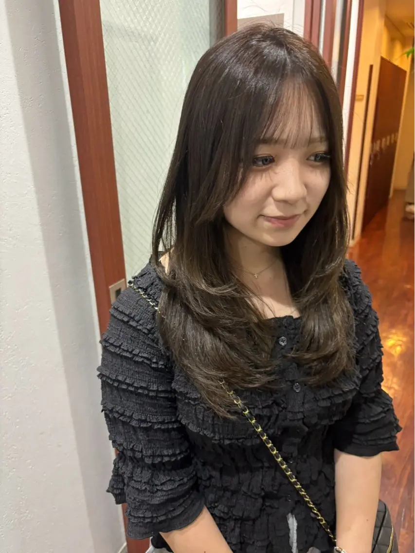 カラー ヘアカラー 塚原 怜音のヘアスタイル