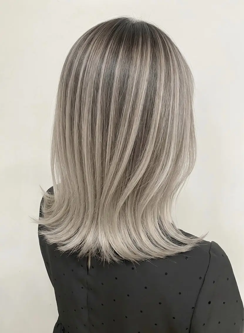 ショート カラー バレイヤージュ ブリーチ ケアブリーチ 透明感カラー グレージュ カット ヘアカラー トリートメント バレイヤージュ 藤沢 髪質改善 竹内ケンゴのヘアスタイル