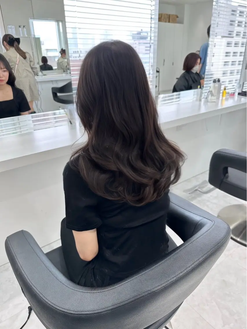 ロング カラー 💓色落ちまで綺麗な 垢抜けカラー💓のヘアスタイル