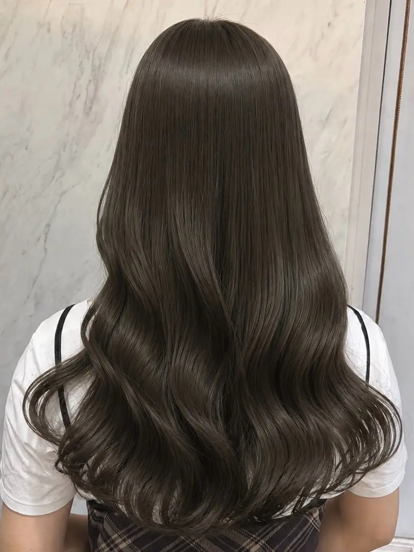 ロング カット ヘアカラー トリートメント 🫧透明感カラーピ ンクカラー🫧maiのヘアスタイル