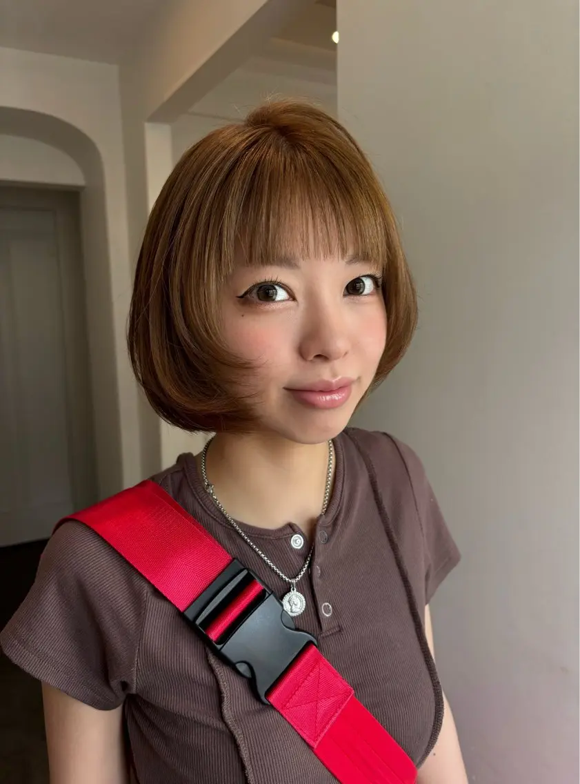 ショート カラー カット ヘアカラー トリートメント 似合わせhair🎀 Manaのヘアスタイル