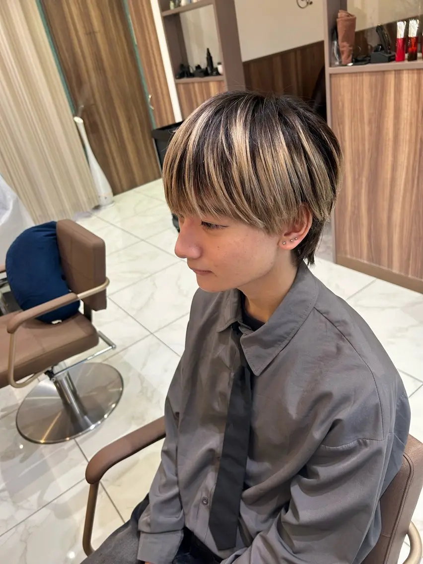 ⸜🌷︎⸝‍【ミニモ学割】メンズカットの写真