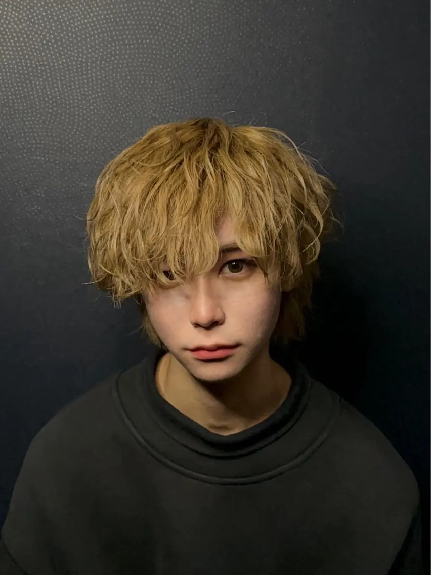 【5月限定メニュー🔥】メンズカット＋ケアブリーチダブルカラー※ミニモ学割も含まれます✨の写真