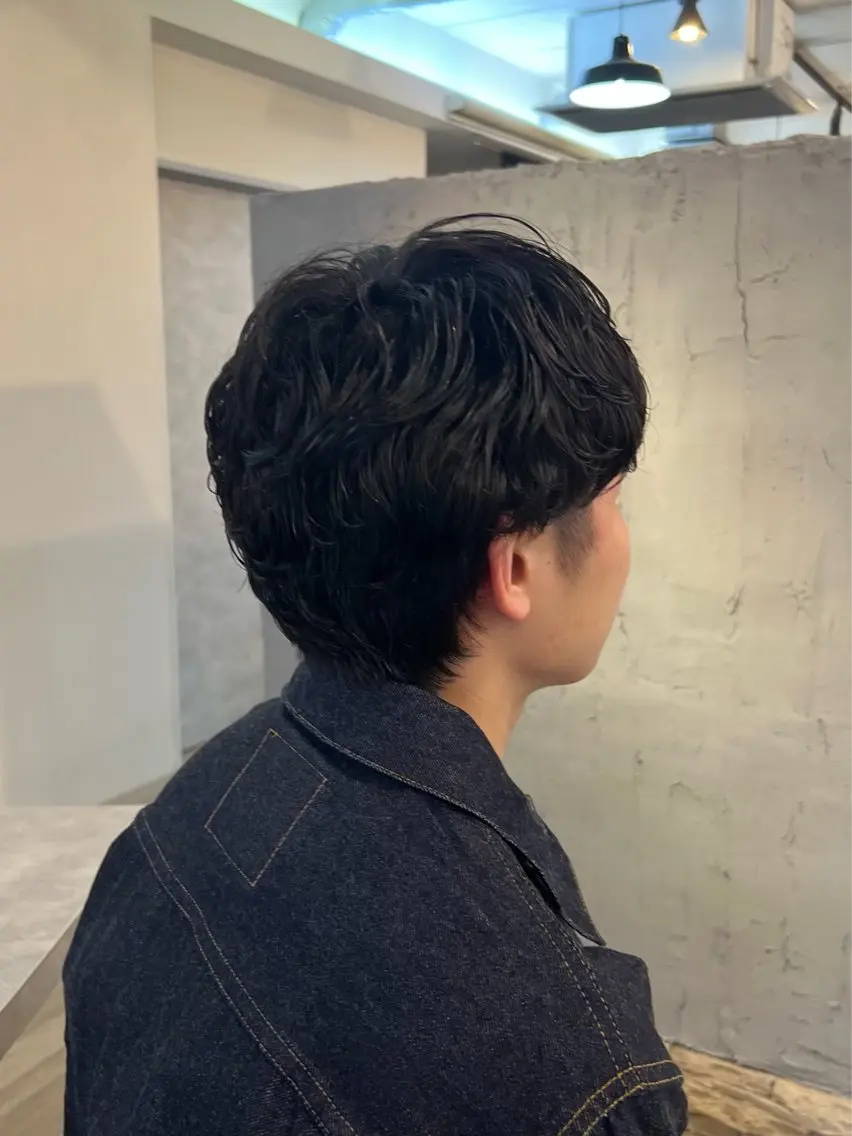 パーマ メンズ メンズパーマ ニュアンスパーマ カット パーマ いぐちしょうた🫧 VISAGEbaskのヘアスタイル