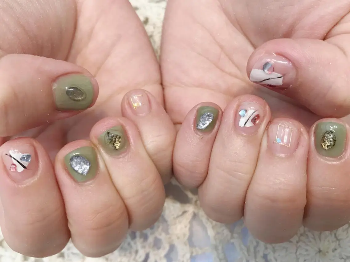 ネイル ハンドネイル フットネイル rebon＊ natsukiのネイルデザイン