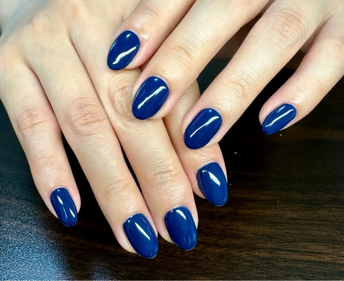 ネイル マグネットネイル ニュアンスネイル ワンカラーネイル 夏ネイル Mai’s nailのネイルデザイン