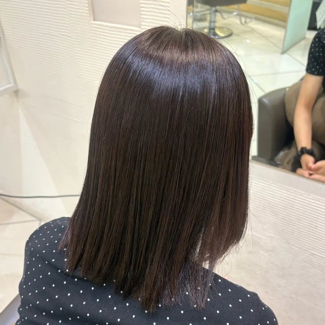 ミディアム カラー ヘアカラー トリートメント 似合わせカラー/艶髪 /垢抜け/銀座/カナのヘアスタイル