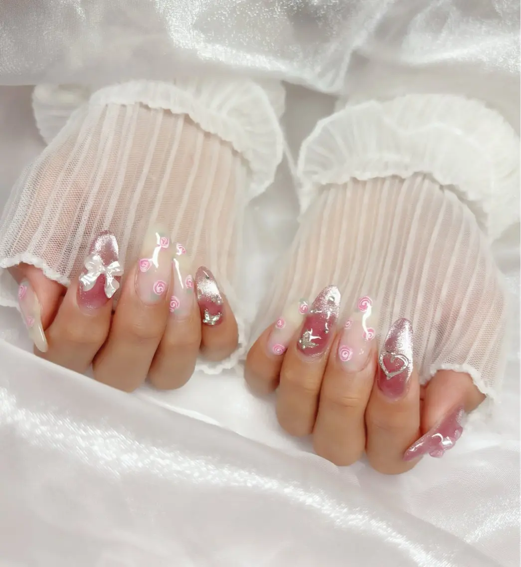 ネイル ピンク ハンドネイル Nail Salon macherieのネイルデザイン
