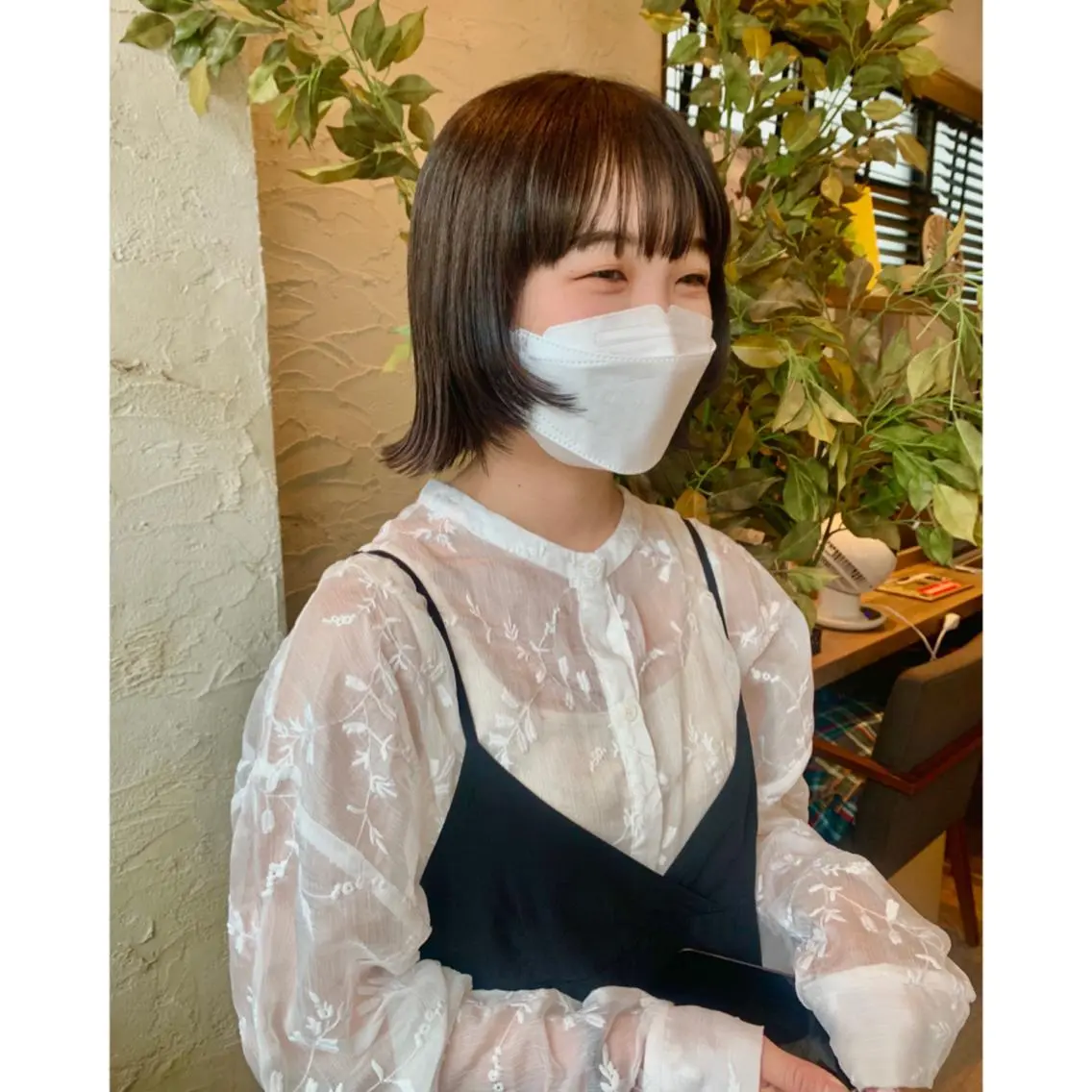 ショート パープルカラー 🤍aimi🤍 ウルフ/韓国ヘアのヘアスタイル