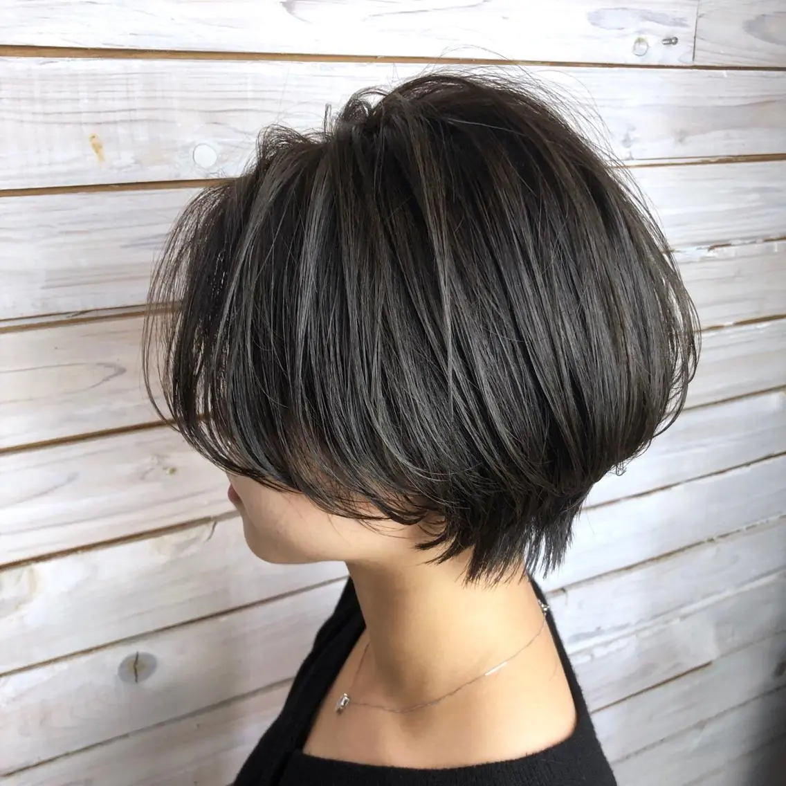 ショート カラー カット ✨大人美人ショート✨ 店長 藤井一輝のヘアスタイル