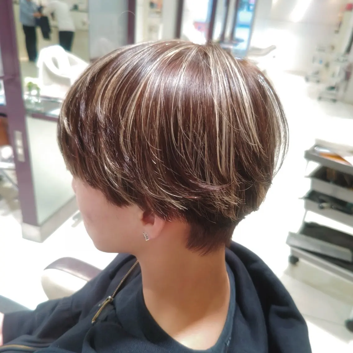 ショート カラー メンズ カット ヘアカラー co coのヘアスタイル