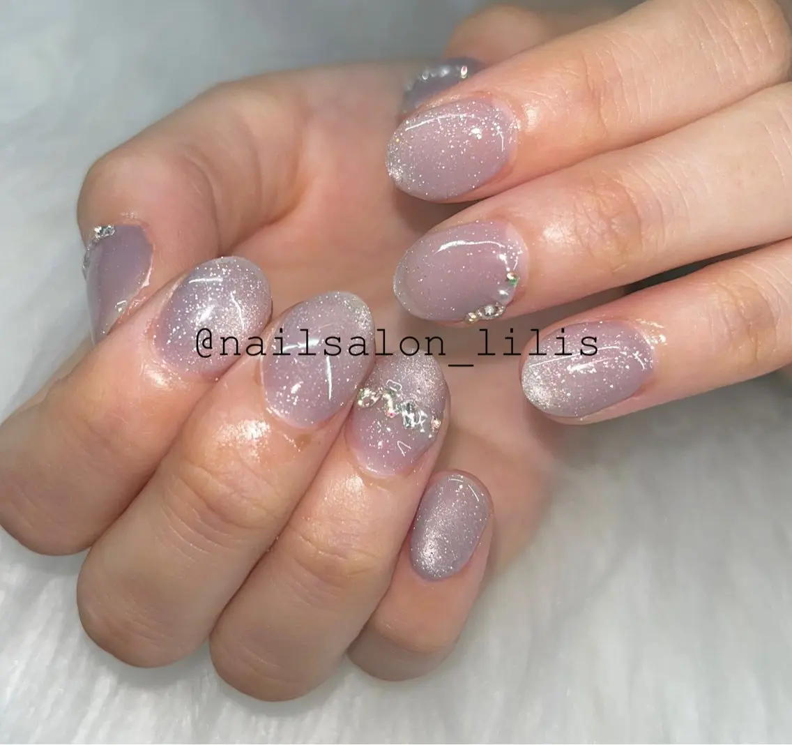 ネイル マグネットネイル ハンドネイル nailsalon Lilisのネイルデザイン