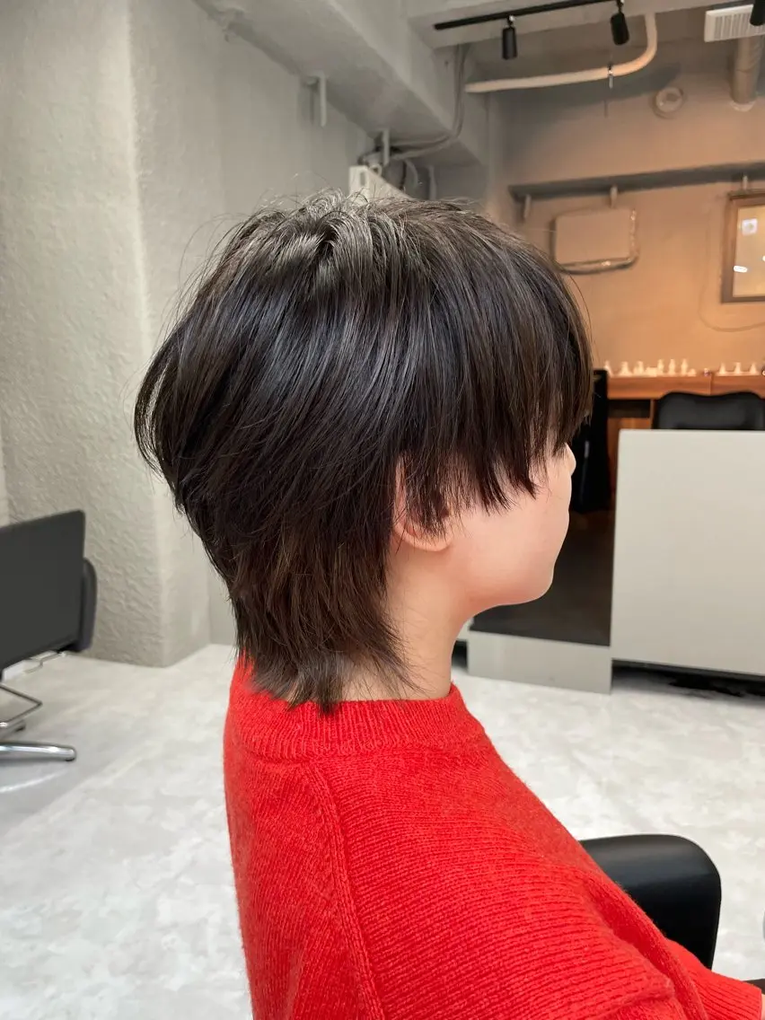 ショート カラー ブリーチ ショートヘア ウルフカット ✨中野✨髪質改善✨ 野口虎剛のヘアスタイル
