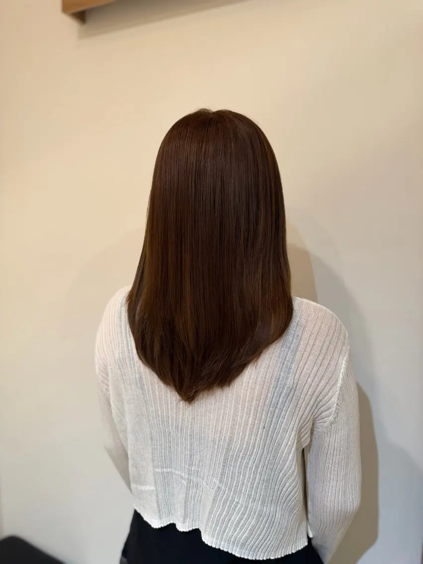 カラー カット ヘアカラー トリートメント ヘッドスパ 💇🏻♀️結/ 川崎美容師のヘアスタイル