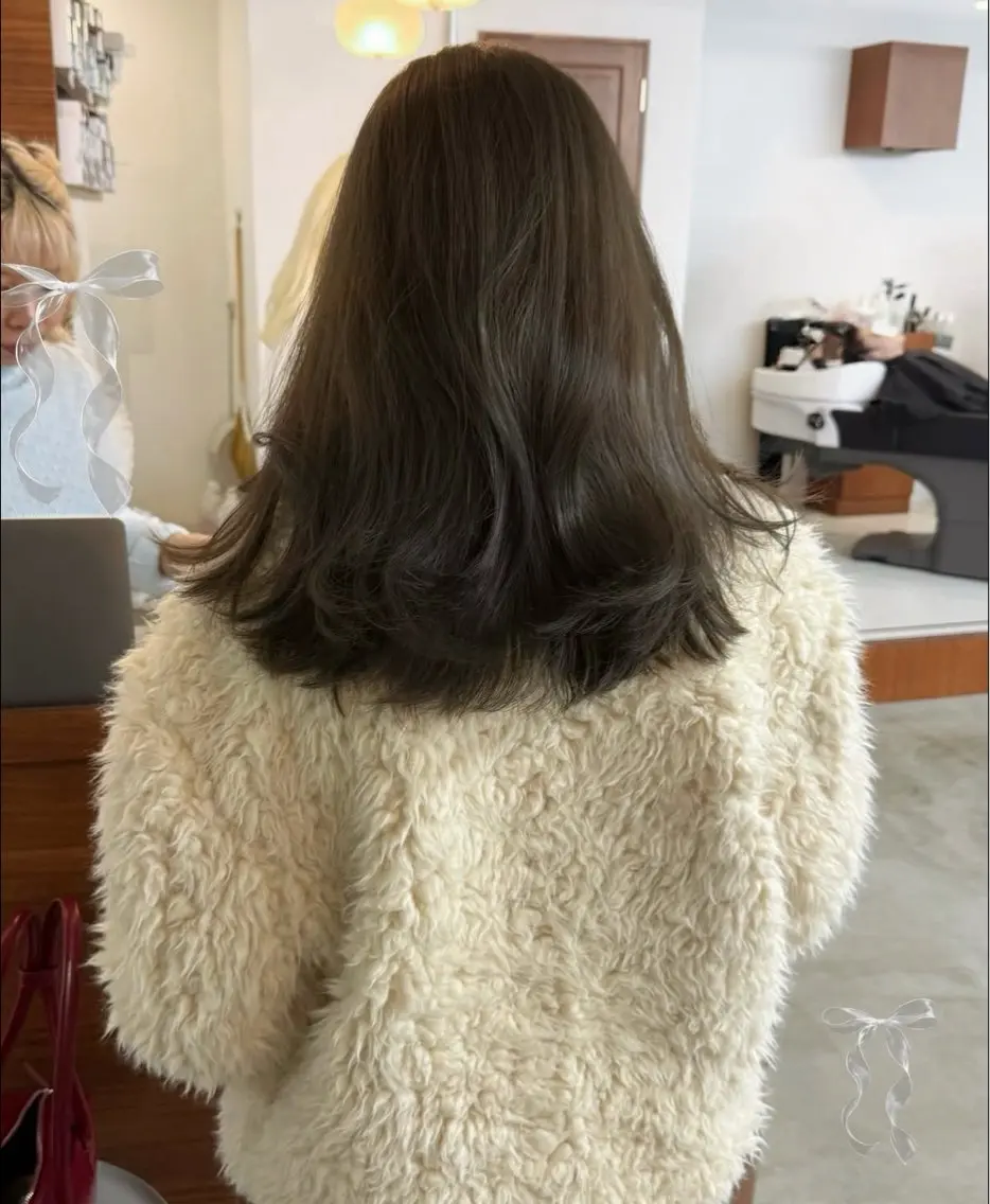ミディアム カラー ブリーチ ヘアカラー 大阪梅田 ♡ ヒナのヘアスタイル