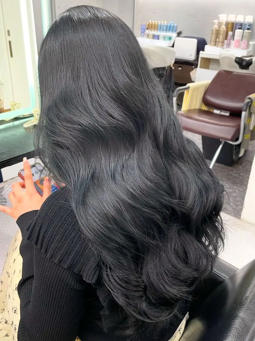 ロング ヘアカラー 🫧縮毛矯正🫧 髪質改善RIKU🫧のヘアスタイル