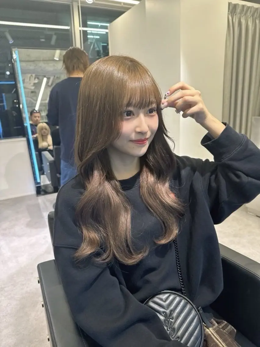 ロング カラー プルエクステ エクステ ヘアカラー トリートメント エクステ プルエクステ◆ Fi-Ne吉祥寺のヘアスタイル