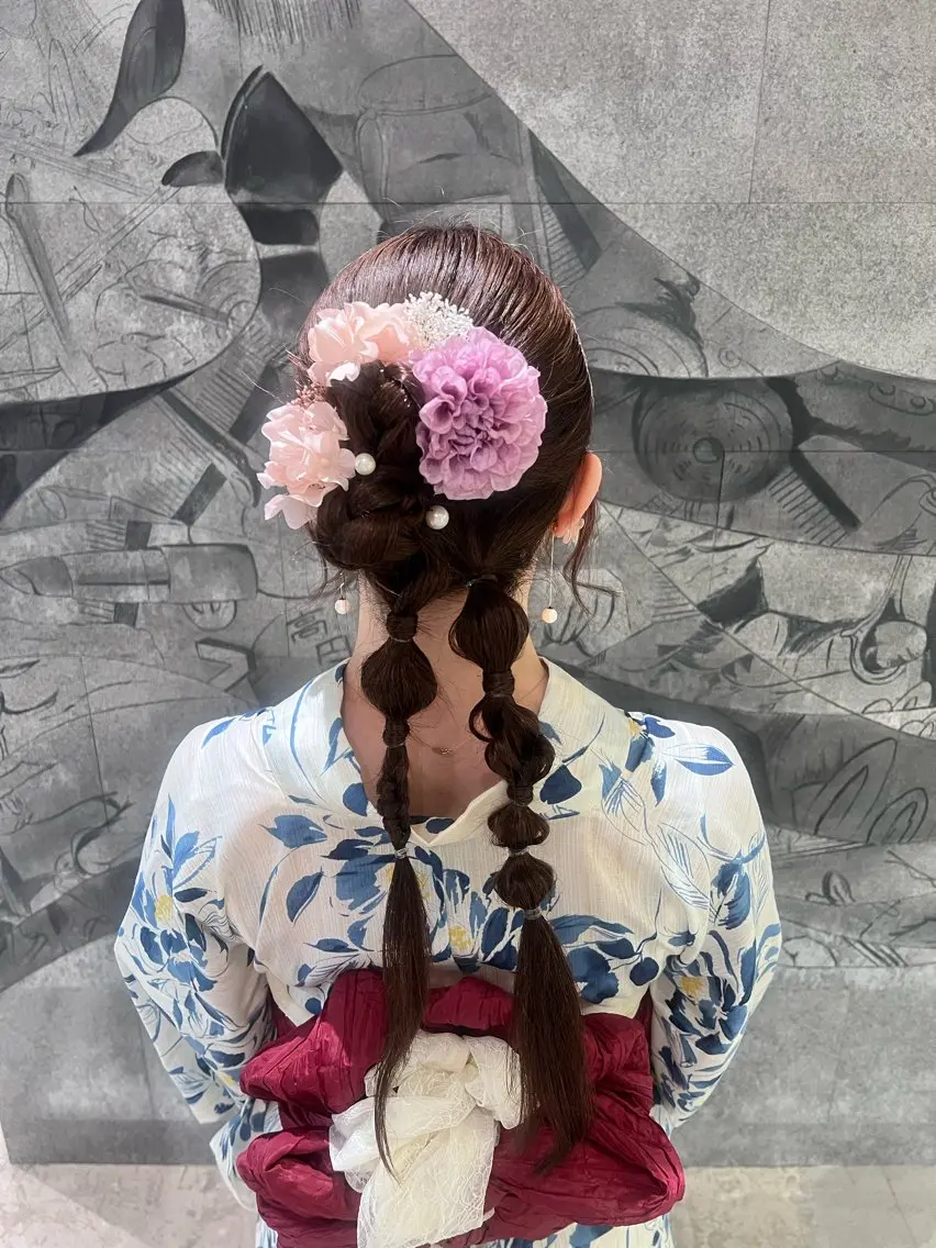 ヘアアレンジ suzuna ⋆꙳✮のヘアスタイル