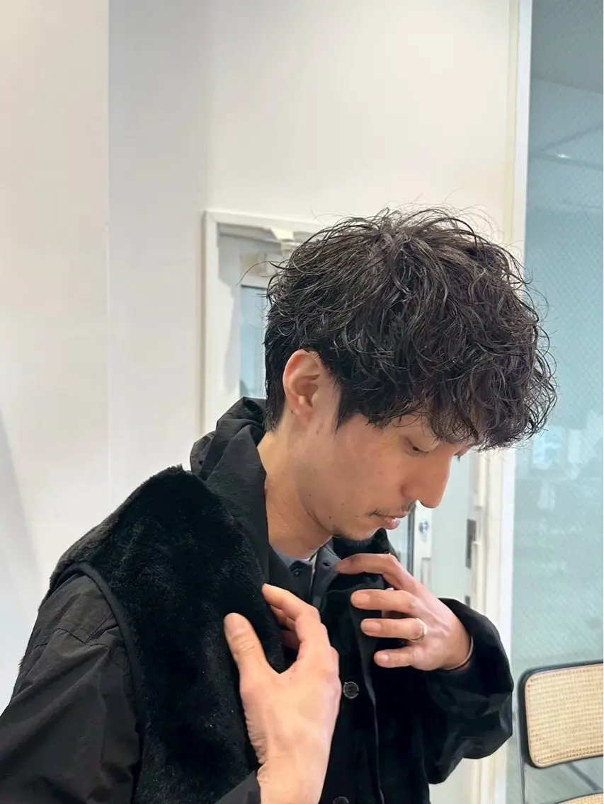 【メンズ限定】カット＆スパイラル（ツイスト）パーマの写真